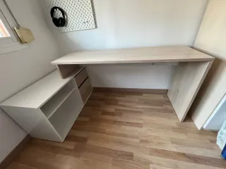 Escritorio L Rox Blanco/Madera