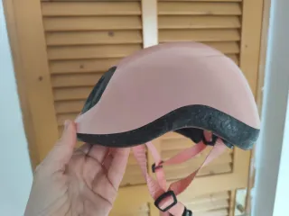 Casco bebé rosa