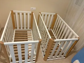 Dos Cunas colecho madera y blanca