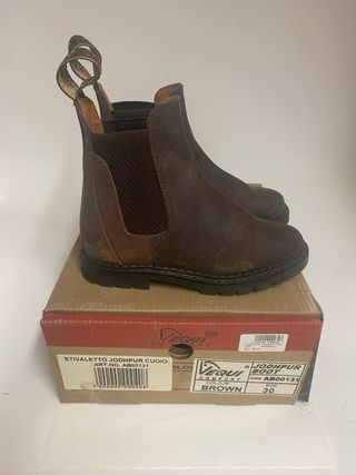 Stivali bimbo marroni equitazione