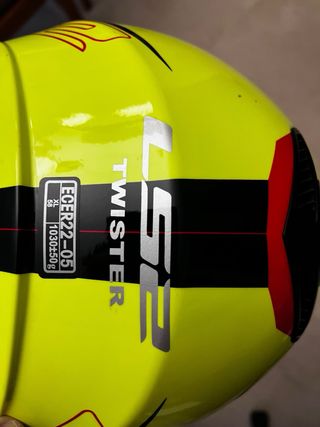 Casco LS2 Twister Amarillo/Negro