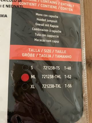 Disfraz Momia Fyasa Talla ML