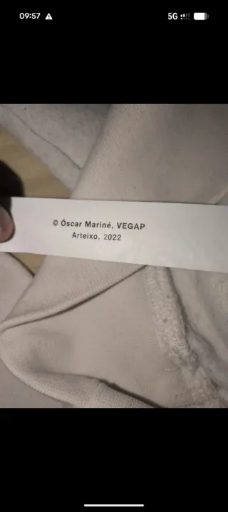 Felpa Zara X Óscar Mariné Bianca