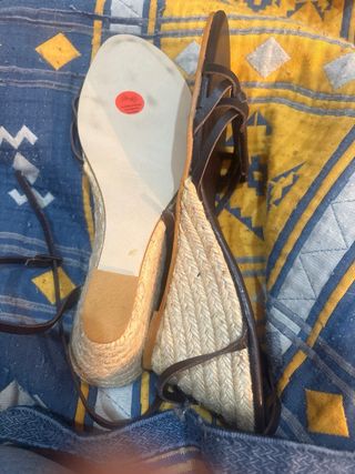 Sandalias Zara Mujer Talla 39 Marrones