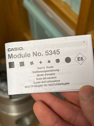 Casio Edifice 539 Cronógrafo Acero Inoxidable