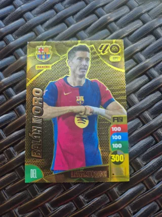 Cromo Lewandowski Balón de Oro Panini