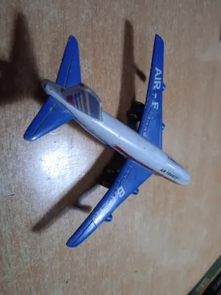 Avión Air France Boeing 747 metálico años 70