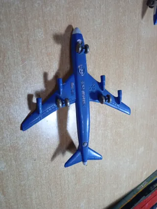 Avión Air France Boeing 747 metálico años 70