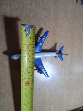 Avión Air France Boeing 747 metálico años 70