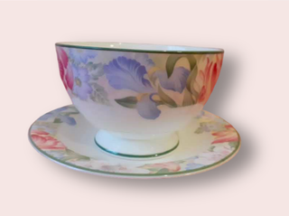 Tetera, lechera y azucarero Royal Albert Fonteyn