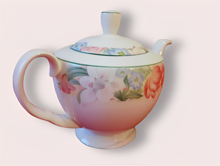 Tetera, lechera y azucarero Royal Albert Fonteyn