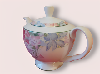 Tetera, lechera y azucarero Royal Albert Fonteyn