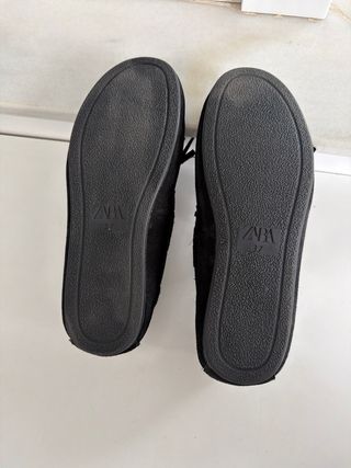 Mocasines Zara Negros Talla 37