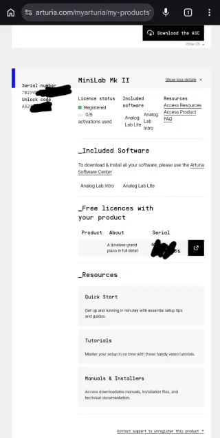 Arturia Minilab 2 MK2 Controlador MIDI