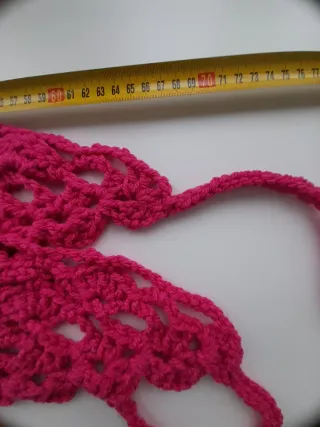 Preciosa toquilla crochet niña 3-7 años