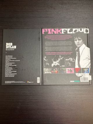 2 Libros Música Bob Dylan Pink Floyd