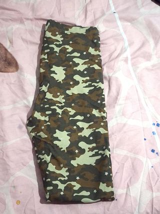 Leggings camuflaje Basic Girl estrellas