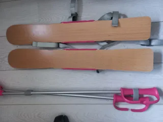 Esquís infantiles USKI con bastones