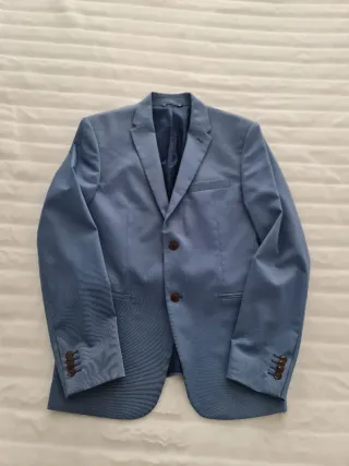 Americana Zara Hombre Talla 50 Azul