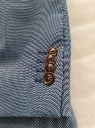 Americana Zara Hombre Talla 50 Azul