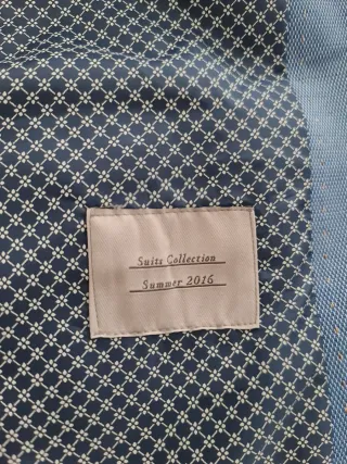 Americana Zara Hombre Talla 50 Azul