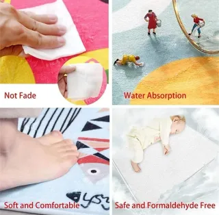 Alfombra infantil animales bosque