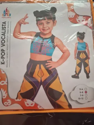 Disfraz K-Pop Vocalista 5-6 años