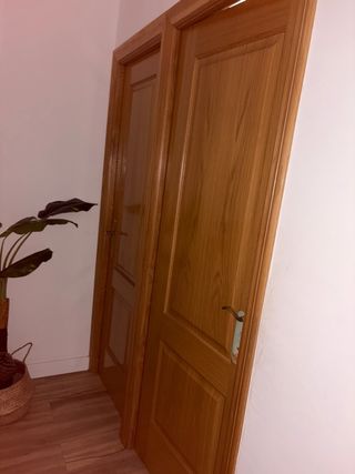 Puertas paso, puertas correderas, doble.
