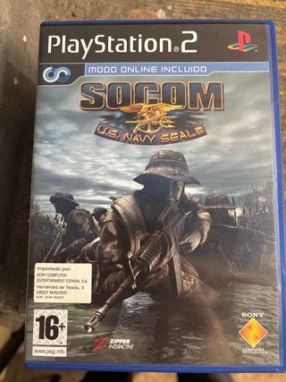 SOCOM U.S. Navy SEALs PS2 Juego