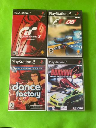 LOTE 4 JUEGOS PS2