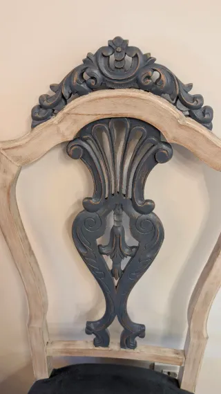 Conjunto 6 Sillas Comedor Tapizadas