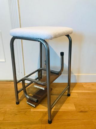 Taburete Escalera Vintage Tapizado