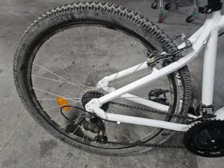 Bicicleta MTB Rockrider Blanca