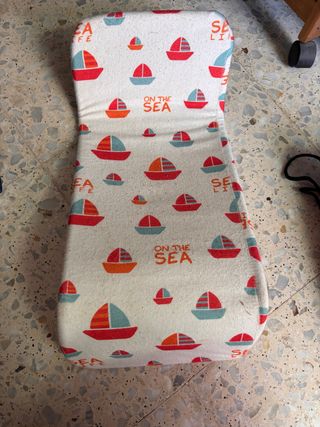 Hamaca de bebé con estampado de barcos