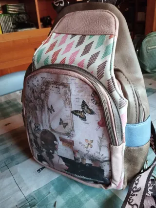 Bolso Sweet Candy Marrón y Rosa