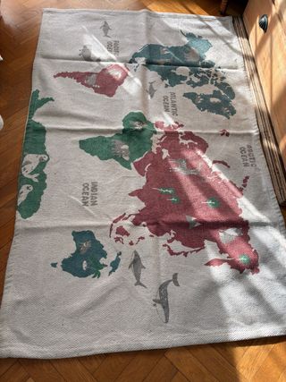 Alfombra Mapa Mundi Habitación Infantil y juvenil