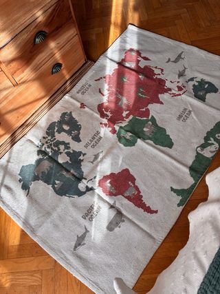 Alfombra Mapa Mundi Habitación Infantil y juvenil