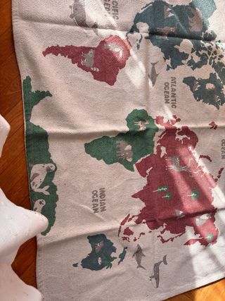 Alfombra Mapa Mundi Habitación Infantil y juvenil