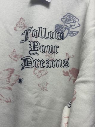 Sudadera Primark Mariposas y Flores