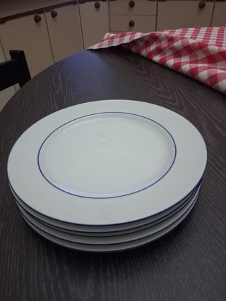 Set 5 Piatti Piani Thun Porcellana