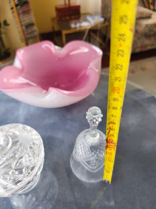 Lotto di Cristallo Intagliato Vintage - 3 Pezzi