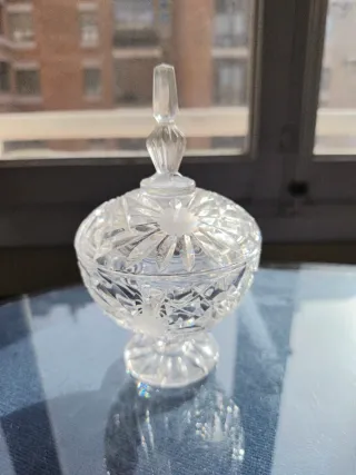 Lotto di Cristallo Intagliato Vintage - 3 Pezzi