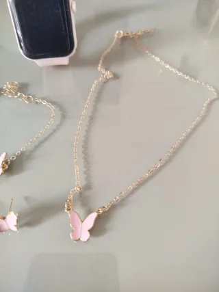 Conjunto de joyería mariposa.