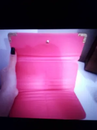 Monedero BIMBA Y LOLA Rojo y Dorado