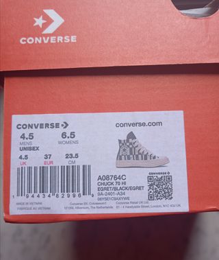 Converse All Star Checkerboard High Top Sneakers