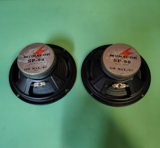 Coppia Woofer Monacor SP 90 20cm