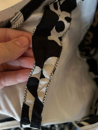 Traje de flamenca negro y blanco