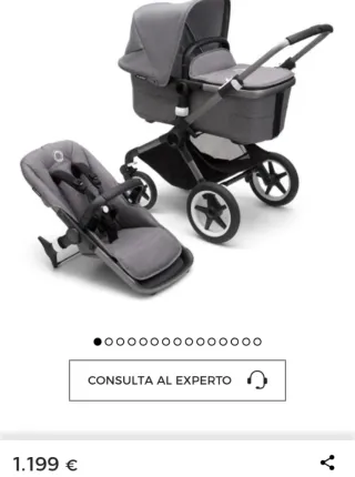 Bugaboo Fox 3 Silla de Paseo Gris