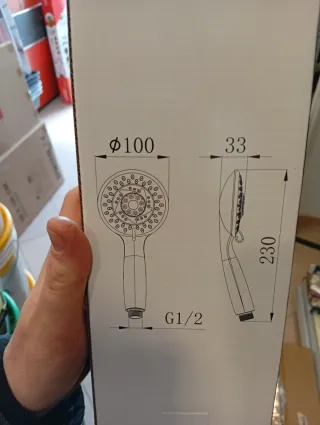 Soffione doccia Prince