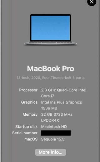 MacBook Pro  Plata/Gris Espacial